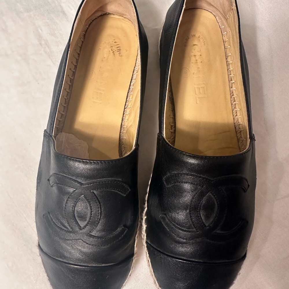 Chanel black espadrilles size 40 - Picture 3 of 3